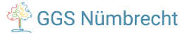 Logo der GGS Nümbrecht: bunter Baum auf einem Buch neben dem Schriftzug GGS Nümbrecht